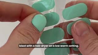 How to Apply UV-Free Gel Nail Wraps ✨ Step-by-Step Beginner's Guide