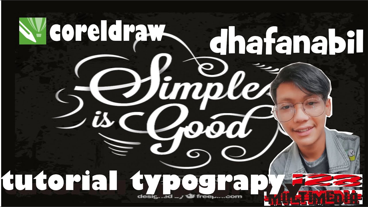 tutorial tulisan typograpy - CORELDRAWX5 