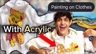 How to Paint On Clothes.. The Right Way (Won't Wash Off)