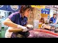 Tuna Princess! Japanese Beauty Working at 4 AM in Japan's Market