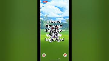 Armored MEWTWO in the wild! Strongest Pokémon Ever? #pokemongo #gaming #shorts #mewtwo #shiny