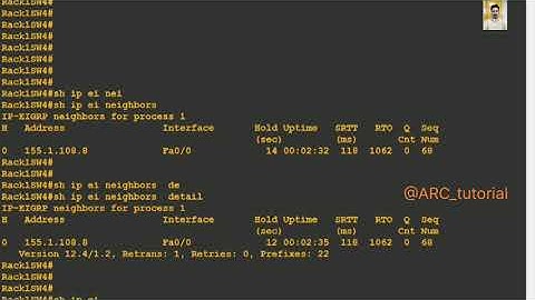 4. EIGRP Day2(Part3) by Anirudh Chhillar @ARC tutorial#cisco #networking#security#ccie#trending