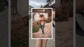 Saw this cool looking guy on the street and took a photo of him. #photography #china #camera #travel