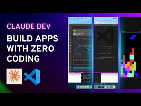 Build games with zero code using Claude Dev in VS Code
