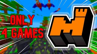 Most popular games on Mineplex in 2022