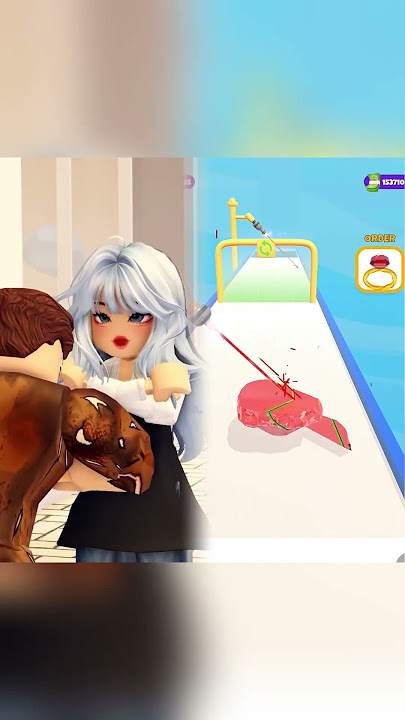 QUINN'S SALON AND THE MUTE MAN😳#roblox #shorts #berry