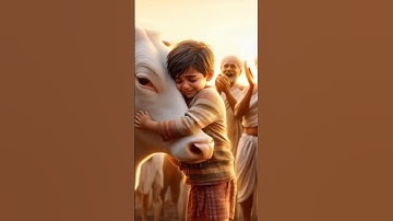 The bravery of the cow queen #cow #cowvideos #shorts #friends #aivideo #ai #emotional #dosti #queen