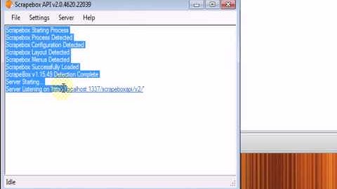 Automated Scrapebox - Scrapebox API