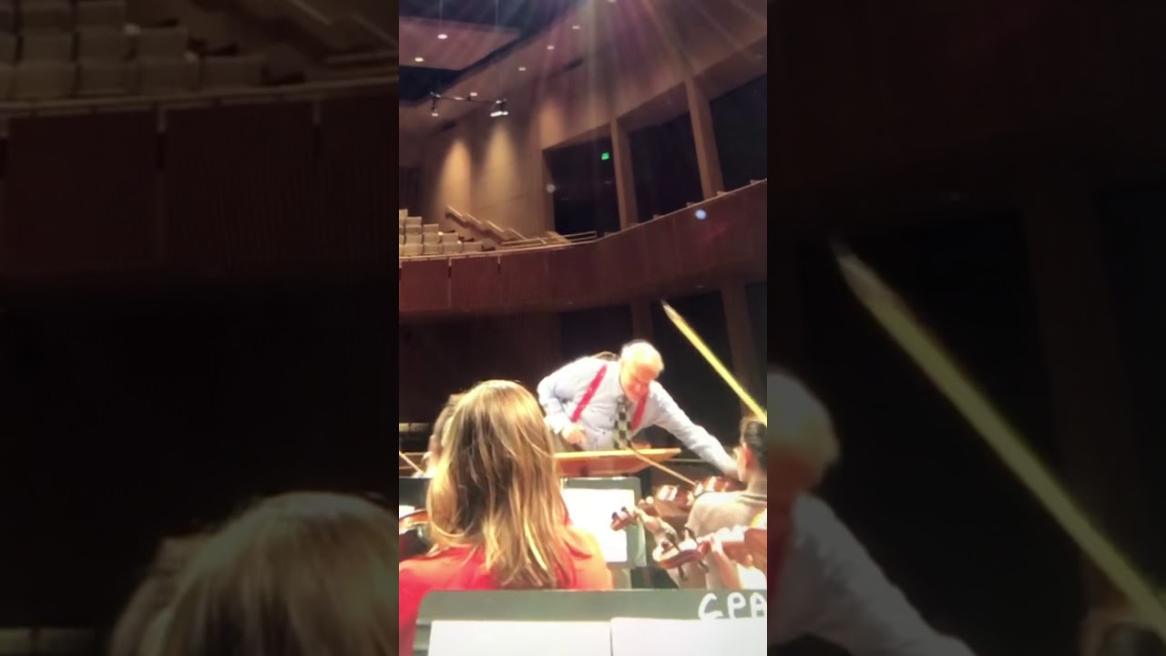 GLENN BLOCK ISU SYMPHONY REHEARSAL OF “SLEIGH RIDE”