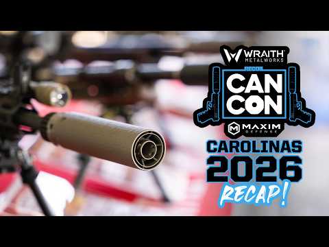 CANCON Carolinas 2026: Suppressed 50 Cals, Belt-Feds, Helicopters, & Every New Can We Shot