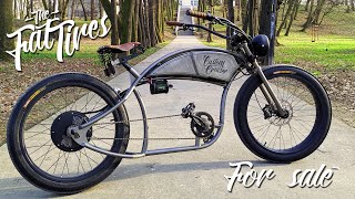 TheFatTires walkaround - Electric cruiser bicycle - This e-cruiser is for sale.