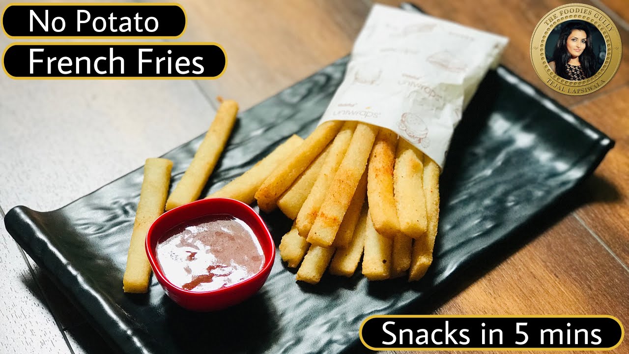 Suji French Fries | Easy 5 mins Crunchy Semolina Fries | McDonald’s Style Quick Snacks Recipe | The Foodies Gully Kitchen