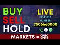 Live: Buy Sell Hold | How to Invest & Where to Invest?| Stock Query Show | Investment Tips | Nifty