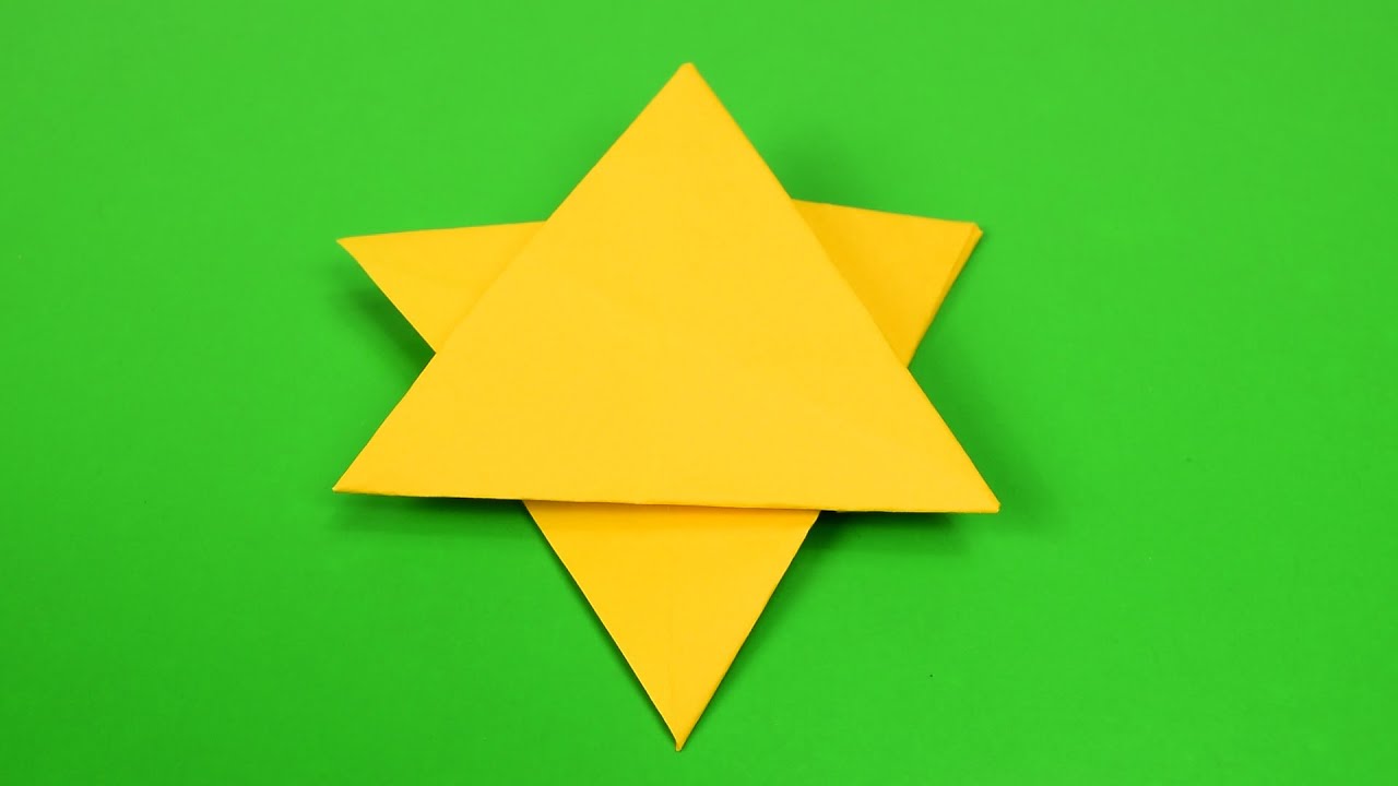 Star Of David Origami YouTube