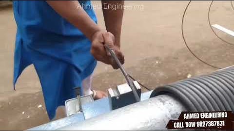 Ahmed Engineering - Rolling Shutter Spring Making Machine (Manual) 9827387831