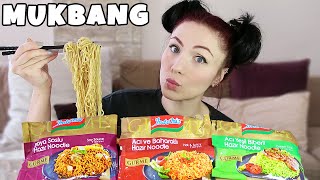 Yeni̇ Indomie Noodlelari Denedi̇m Komşum Corona Çıktı Indomie Gurme Noodle Mukbang Türkçe
