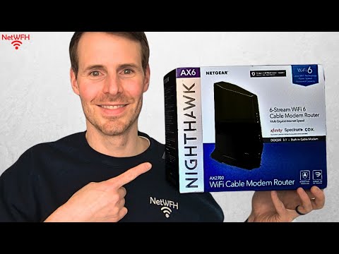 How to Set Up a Modem Router Combo (Netgear Nighthawk AX2700)
