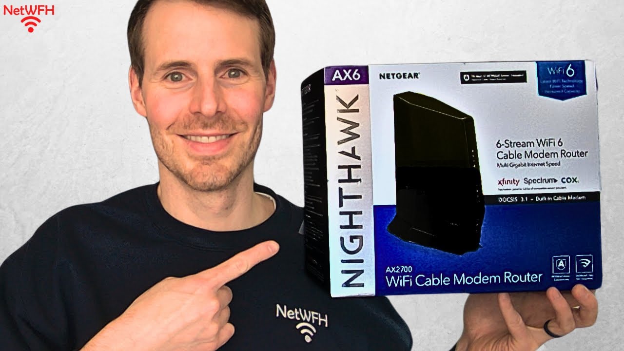 Как настроить комбинированный модем-маршрутизатор (Netgear Nighthawk AX2700)