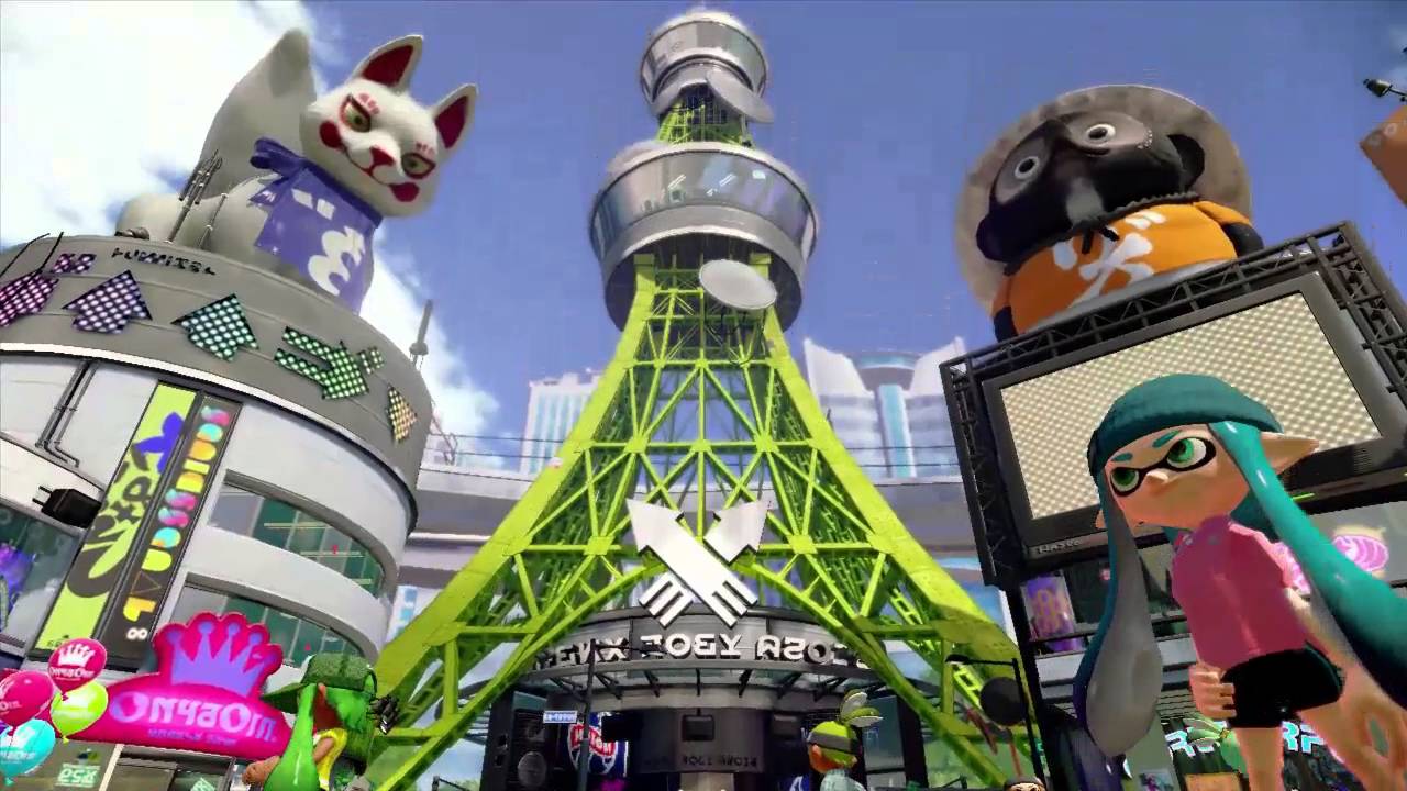 スプラトゥーン オープニング ハイカラシティ Splatoon Opening Hikara City Youtube
