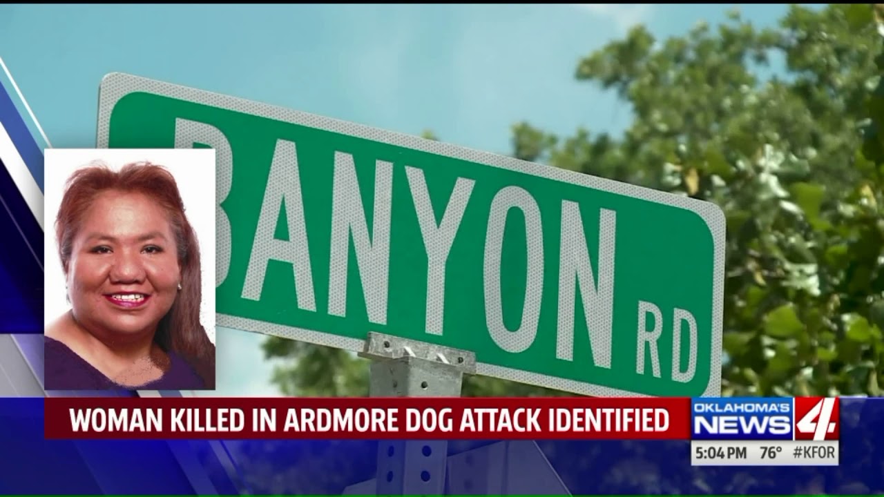 newspaper mockup Officials identify Oklahoma woman killed by pack of dogs