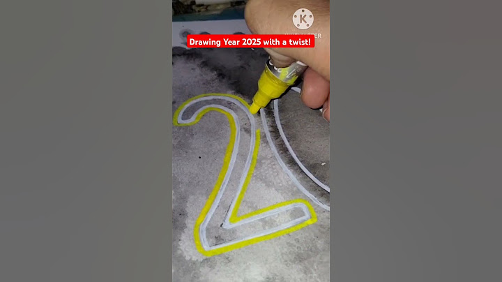 Drawing YEAR 2025 with Neon Light! (#shorts) #art