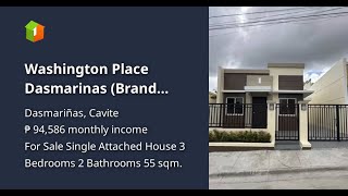 Washington Place Dasmarinas (Brand New/RFO 1-Storey Residential Property)