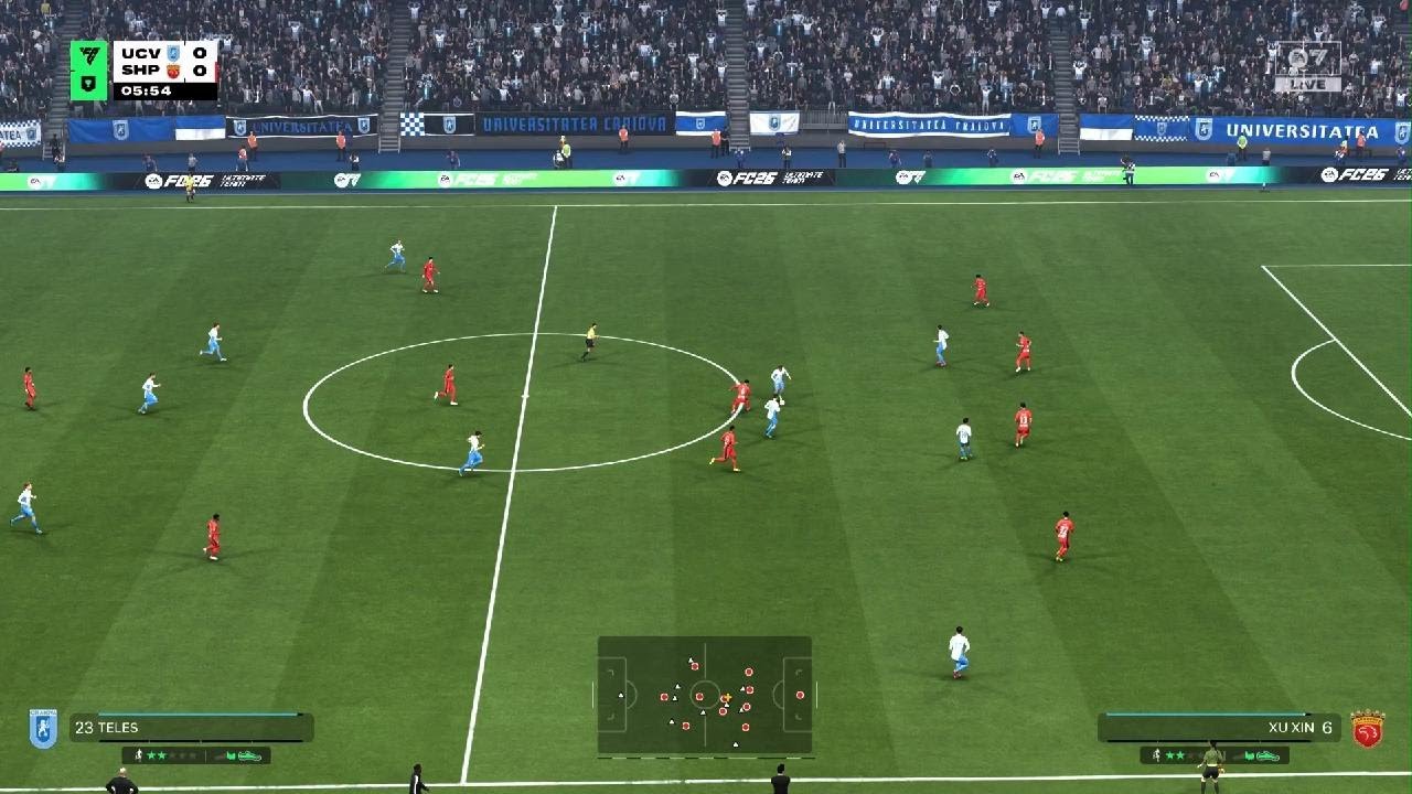 EA SPORTS FC 26 - Univ. Craiova 1-0 Shanghai Port FC - Marisa Premier League 4 (Match 7 Of 39)