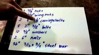 How to build bottle rocket launcher Part 1 of 2