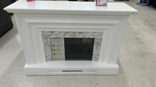 Fireplace from Big Lots and Feeding Families at the Ronald McDonald House and Rooftop drinks