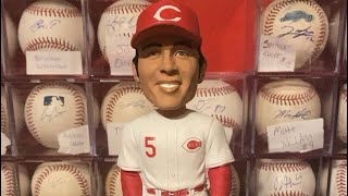 Unboxing the 2020 Cincinnati Reds Johnny Bench NBHOF Foco Bobblehead 