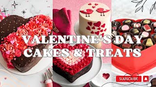 Beautiful Valentines Day Cakes and Treats Ideas,  So Easy to make Tutorial heart shape cakes