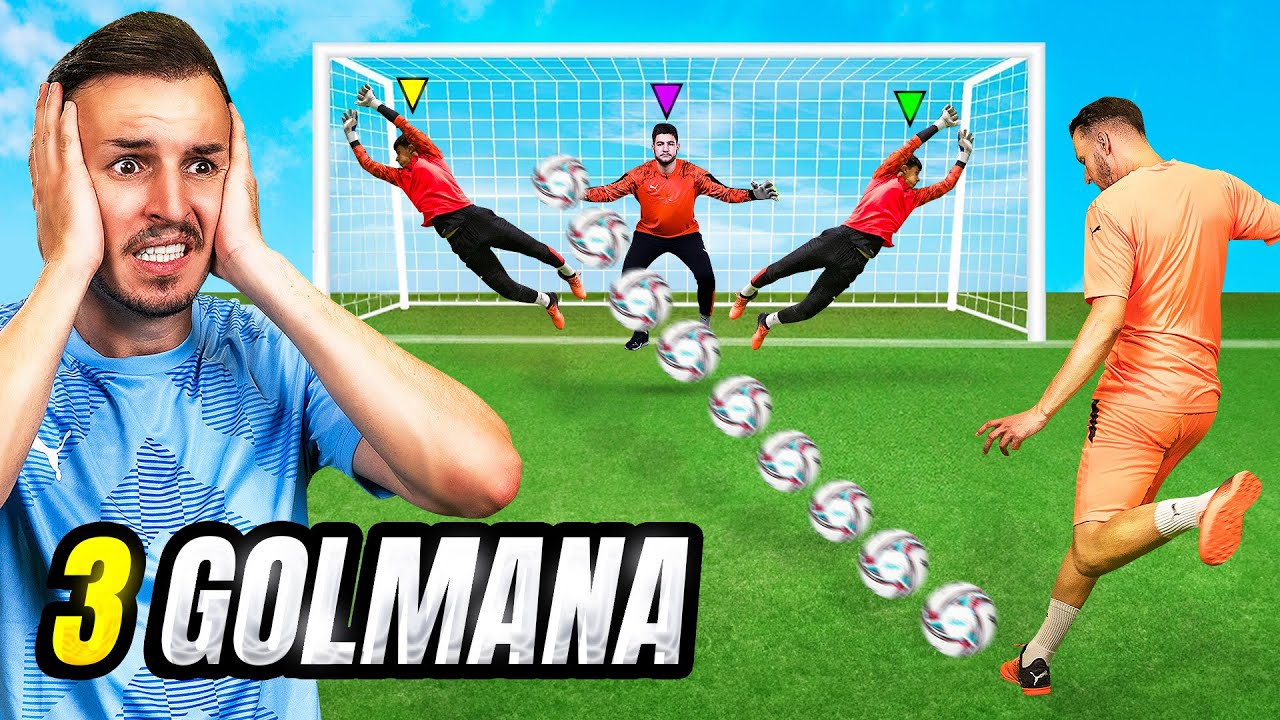 DJOTA PROTIV 3 GOLMANA NA GOLU