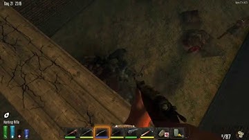 7 days to die A124  coldfront  ep21  feral horde owned