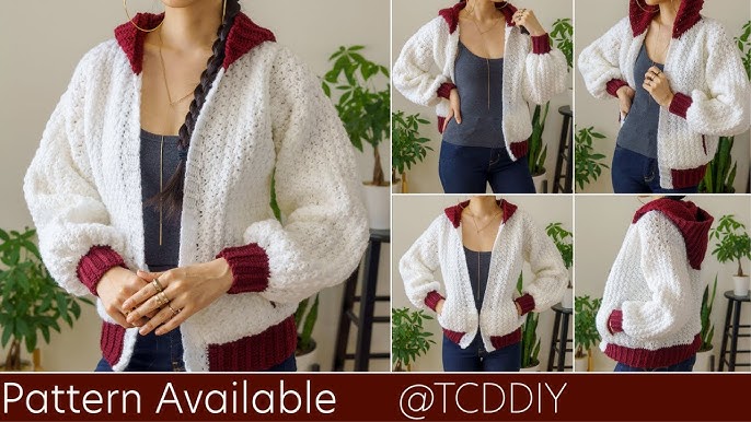 How to Crochet A Bomber Jacket  Pattern & Tutorial DIY 