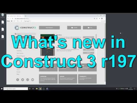 What's new in Construct 3 r197