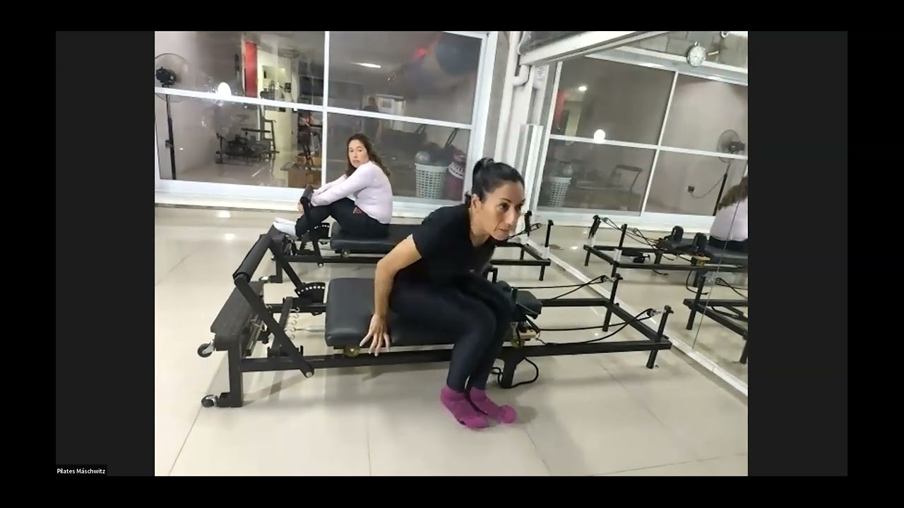 1era clase del 3er nivel curso para instructor en Pilates reformer