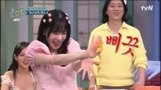 Taeyeon dancing to FLOWER by JISOO during today’s ‘Amazing Saturday’ episode