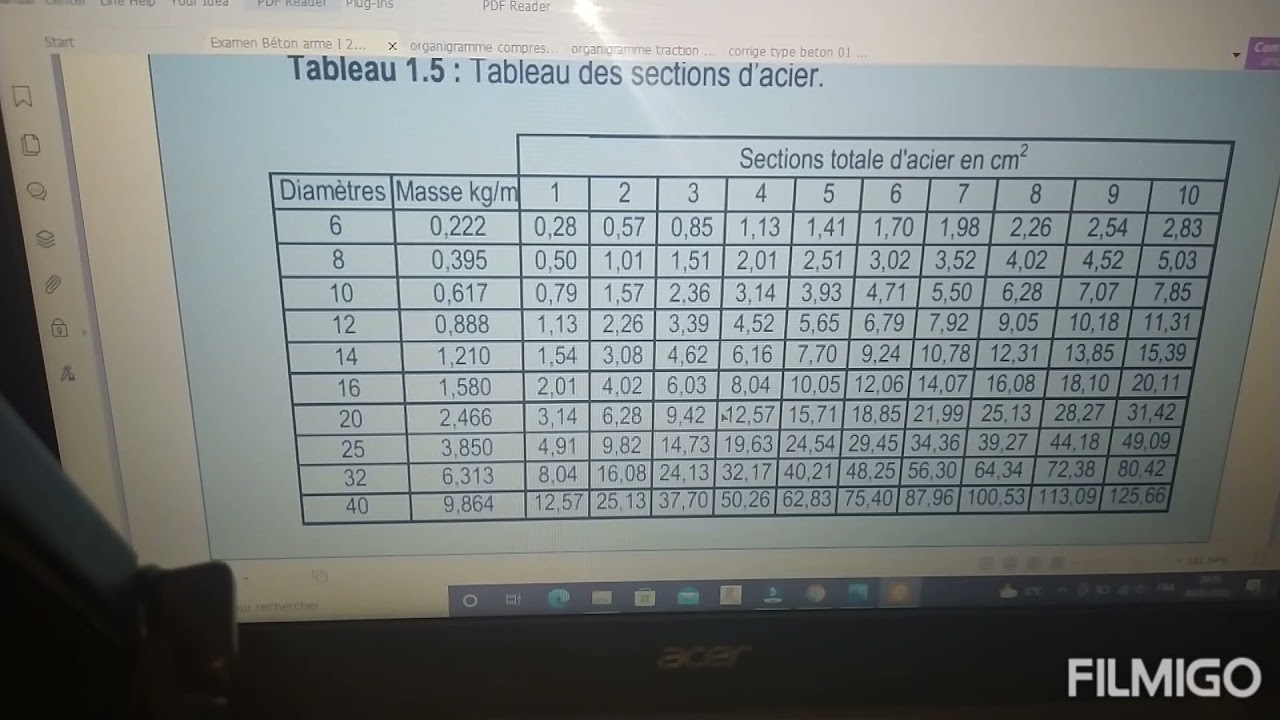 examen béton armé1 avec corriger type#beton  #étudiants #geniecivil #géniecivil #betonarme