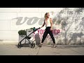 VOOMcart Ergonomic Folding Shopping Cart | Holds 70 lbs | Lightweight &amp; Compact