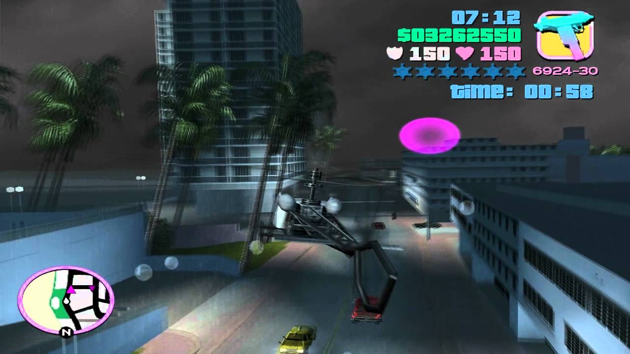 Grand Theft Auto: Vice City - Side-Mission - Vice Point Chopper Checkpoint