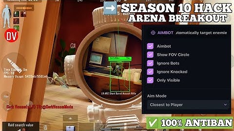 MOD MENU ARENA BREAKOUT | HACK ARENA BREAKOUT | SUPPORT ANDROID & IOS