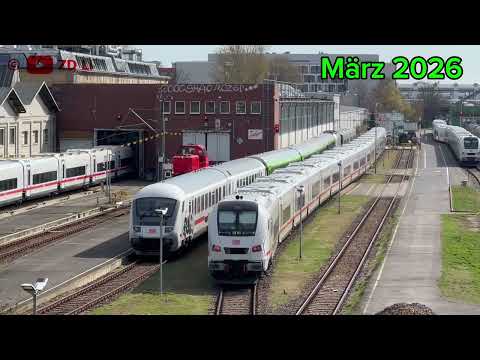März 2025 V.S. März 2026: Von 1x bis 4x ICE L, Fahrt durch Talgo-Werk Berlin Warschauer Straße