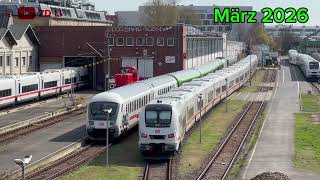 März 2025 V.s. März 2026 Von 1X Bis 4X Ice L, Fahrt Durch Talgo-Werk Berlin Warschauer Straße