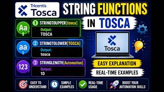 String Functions in Tosca (Uppercase, Lowercase and Length)