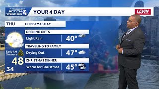 December 24 Forecast: Mild for Christmas in Western PA