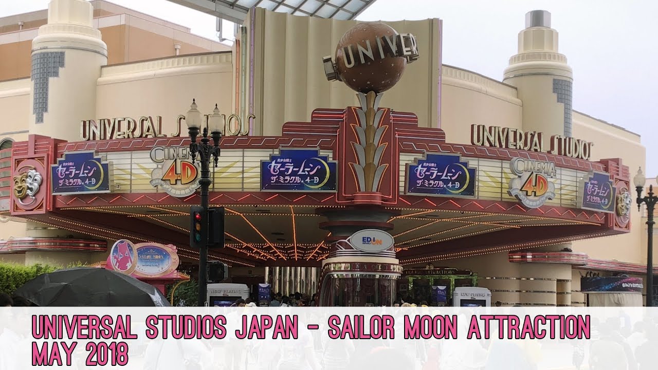 Sailor Moon Attraction @ Universal Studios Japan - May 2018 - YouTube