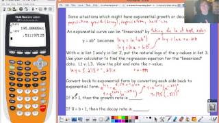 3 5 linearizing data