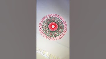 The Spirograph Drawing Art Ruler | #spirograph #satisfying #shorts #Atik_official