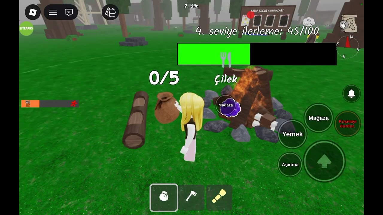 Arkadaşımla 99 Gece hayatta kalma oynuyoruz. #roblox