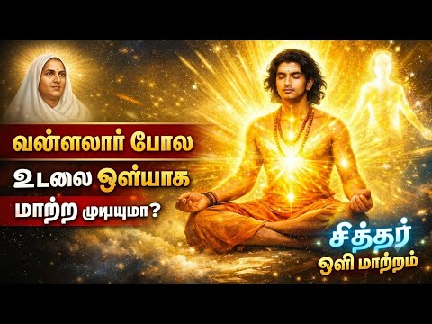 வள்ளலார் போல உடலை ஒளியாக மாற்றுவது எப்படி? #sidhargal  #ஆன்மீகம் 